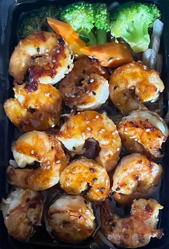 Shrimp Teriyaki Lunch Box.